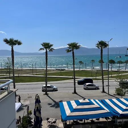 Lejlighed Sunny Sea View Ap With Private P &2 Bikes Vlorë